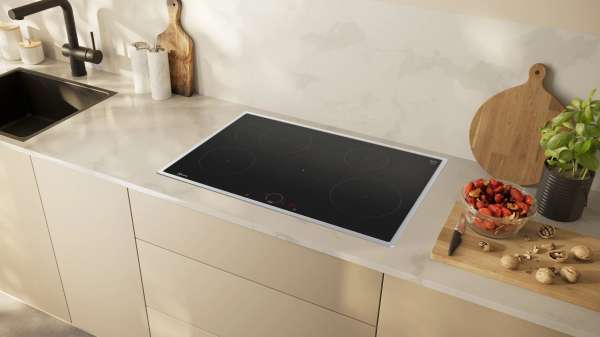 NEFF T58SHF1L0 N 70, Induktionskochfeld, 80 cm, schwarz, mit Rahmen aufliegend